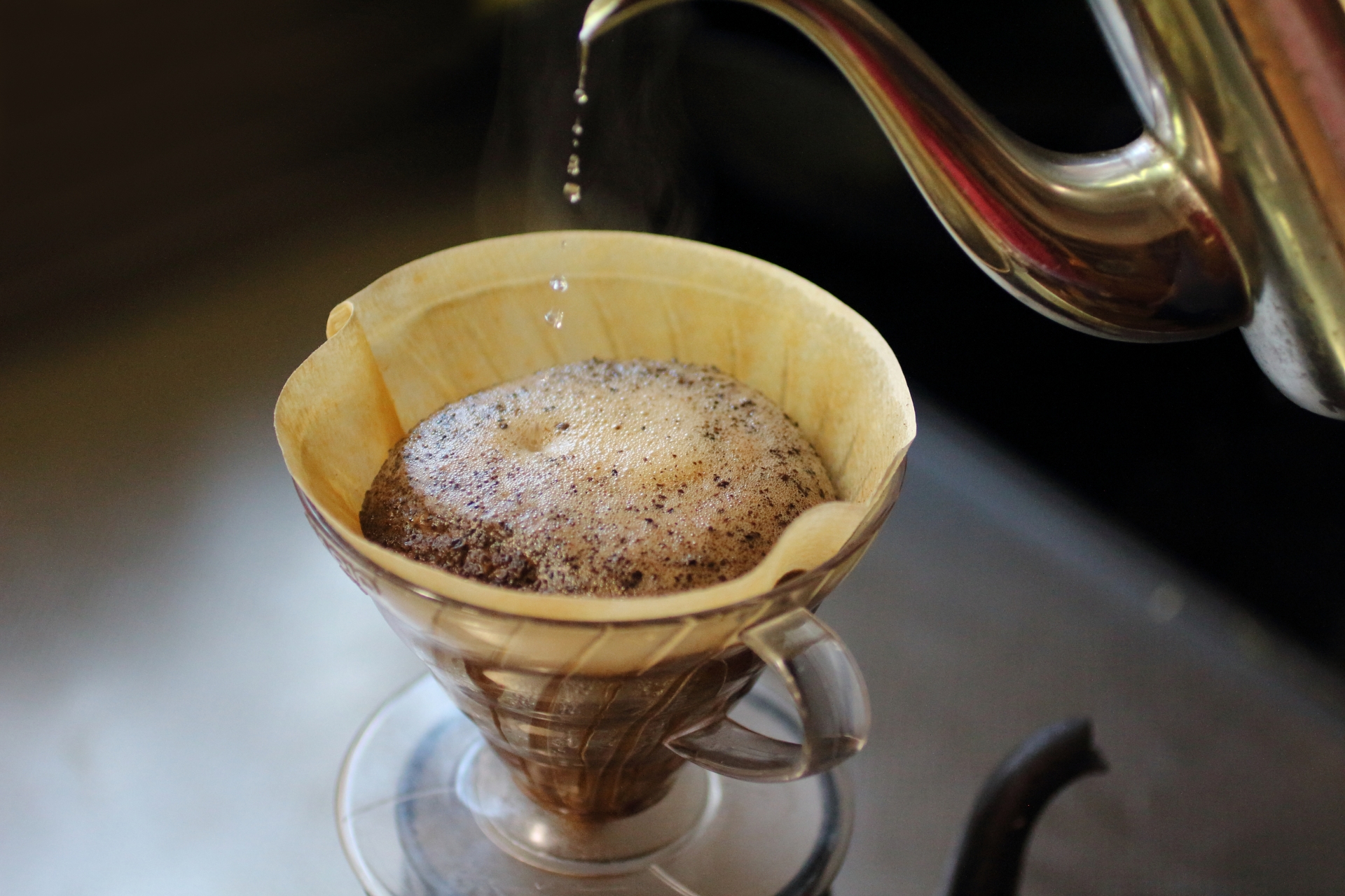 コーヒーのドリップ